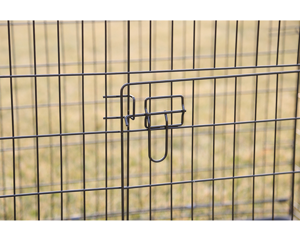 Black Dog Cage Wigh Handle