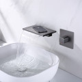 New Bathroom Waterfall Brass Basin Faucet