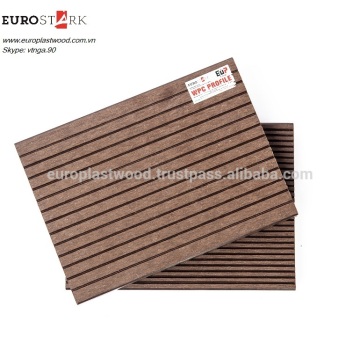 100% material reciclado WPC DECKING con alta calidad, waterpfroof, 2200 * 140 * 25 mm para uso al aire libre