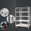 Workshop Folding Logistic Warehouse Roll Cage Cart Trolley