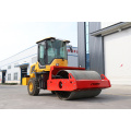 6-ton vibratory roller with front steel wheel and rear rubber wheel