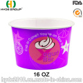 Tasse de papier pour l’yogourt et la crème glacée (16 oz-5)