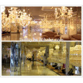 entrance hall crystal chandelier lighting, modern Gold Iron ceiling chandelier