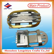 China fábrica de moda de aleación de zinc de zinc hombres de metal mujeres hebilla de cinturón