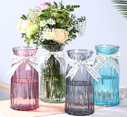 Glass vase ornaments