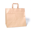 custom logo printing kraft paper bag with handles