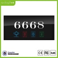 Tempered Glass Panel Hotel Electronic Number Doorplate