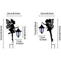 Metal Fairy Solar Light Outdoor Decoration