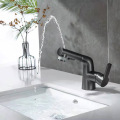 Brass 360 Degree Swivel Pull Out Basin Faucet