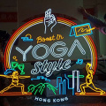 YOGA STORE LED NEON ILLUMINATED SIGNAGE