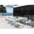 Muebles de comedor de moda al aire libre