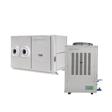 Evaporative air coolers for large space