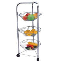 triangle cart wIth fruit baskets