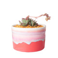 Floral Addiction Small Fresh Flowing Glazed Flower Pot