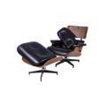 Aniline Leder Eames Lounge Stuhl und osmanische Replik