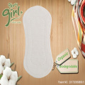 Biodegradable breathable back organic cotton panty liner