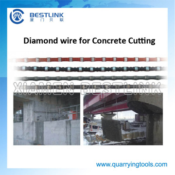 Bestlink corte cuerda de alambre de diamante para cortar concreto