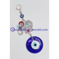 Elephant Wall Hanging Amulet Handmade Evil Eye Bead