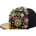 Quality cotton fashion spiked fitted cap hat