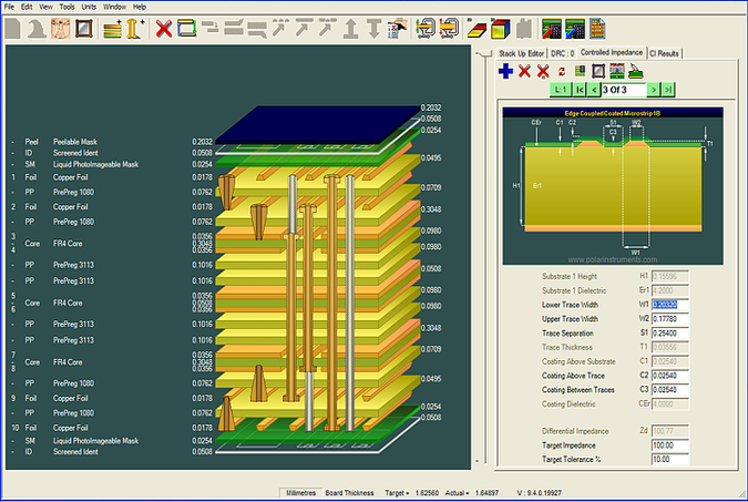 PCB Impedance Control calculator