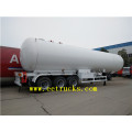 56000 Liters 3 Axle LPG Tanker Semi Trailers