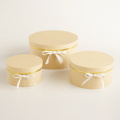 Wholesale largepaper kraft round hat box