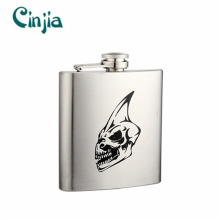 Silk Print Human Skeleton Series Hip Flask on Promotion (XF-637)