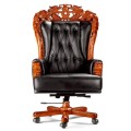 Chaise superviseur luxueux de bureau de bureau de style baroque