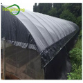 Hdpe woven fabric black transparent grid film