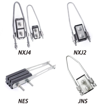 Subgadora de tensión de cable agrupada de cuatro y dos núcleos abrazadera de tensión aislada /abrazadera de tensión de acumulación