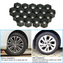 20PCS Plastic Car Hub Bolt Caps for Auto Parts