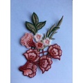 Water Soluble Beautiful Flower Embroidery Lace Patches