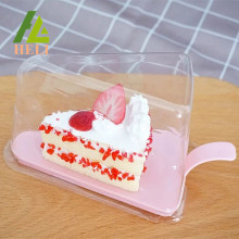 Triangle Clear Plastic Cake Tray