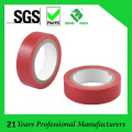 Ruban isolant électrique adhésif rouge de PVC de 15mm
