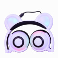 Auriculares Bluetooth Glowing Panda Ear con Micro