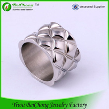 Silver Spikes Stainless Steel Ring Blanks