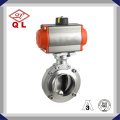 Stainless Steel Pneumatic Sanitary Welded Butterfly Valve