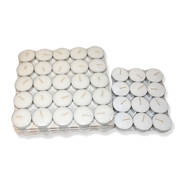 Barato 100pcs blanco velas luz del té en bolsa de plástico