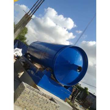 latest used tire scrap pyrolysis plant