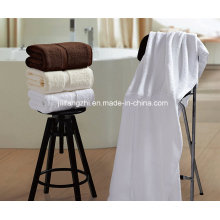 Vente chaude couleur blanc 100 % coton serviette de Hotel