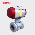 Compact Pneumatic O-type ball valve