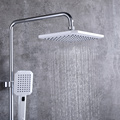 Triple Function White Mixed Color Shower Set