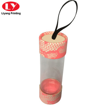 Runde transparente Klarflinder -Verpackungsrohrbox