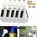 E27 Ampoule solaire à LED rechargeable