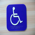 Custom ADA Braille Toilet Room Number Signs