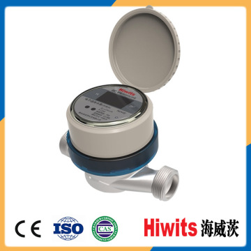 Hiwits Electrónica de lectura AMR Single Jet Water Meter para el hogar