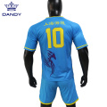 Vestuário de futebol de sublimação de camisa de futebol masculino