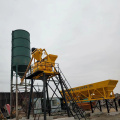 HZS35 small concrete batching plant cement mixing plant