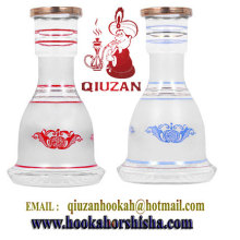 Best Selling White Glass General Hookah Bottle