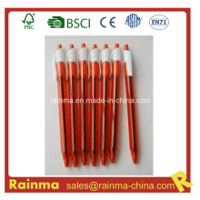 Cheap Click Gel Ink Pen in Red Color